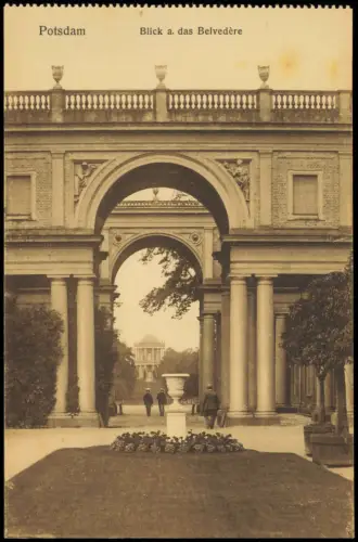 Ansichtskarte Potsdam Blick a. das Belvedère 1910