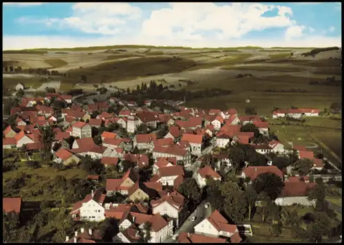 Ansichtskarte Vöhl Luftbild 1980