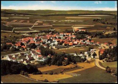 Ansichtskarte Vöhl Luftbild mit Fernsicht 1979