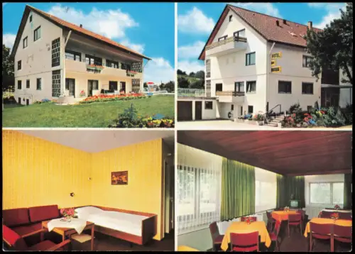Ansichtskarte Bad Rappenau Hotel garni WARTBERG 4 Bild 1975