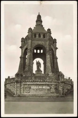 Ansichtskarte Porta Westfalica Kaiser-Wilhelm-Denkmal Porta Westfalica 1953