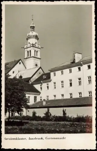 Ansichtskarte Innsbruck Servitenkloster 1956