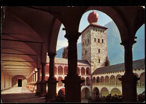 Ansichtskarte Brig (Wallis) Brigue Briga Stockalperschloß 1966