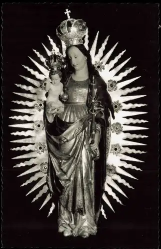 Ansichtskarte Mariazell Maria und Jesuskind - Fotokarte 1962