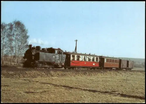 Ansichtskarte .Sachsen Traditionsbahn Radebeul Ost - Radeburg 1984