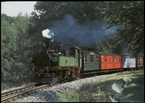 Ansichtskarte Friedewald-Moritzburg Lößnitzgrundbahn bei Friedewald Bad 2006