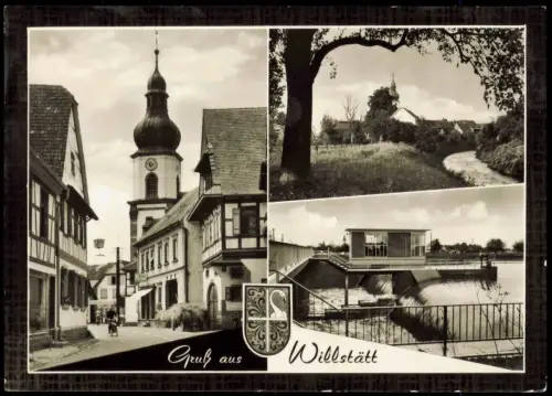 Willstätt (Ortenaukreis) Straße, Flusslandschaft Wehr 1973/1955