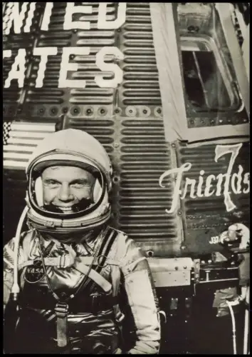 Luzern Ehrengast John H. Glenn Mercury Kapsel 1972  Sonderstempel Autogramm