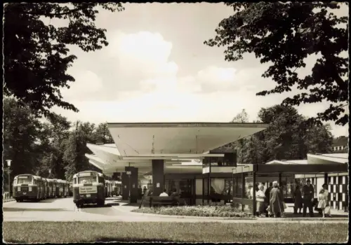 Ansichtskarte Wandsbek-Hamburg Omnibus-Bahnhof 1985
