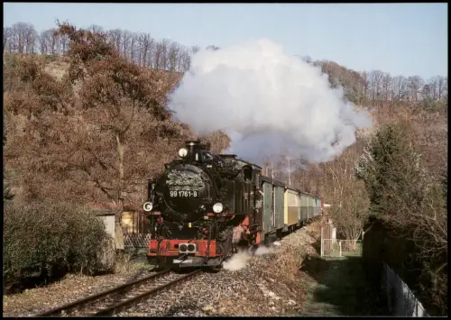 .Sachsen Weißeritztalbahn Personenzug zwischen Hainsberg und Coßmannsdorf 2006