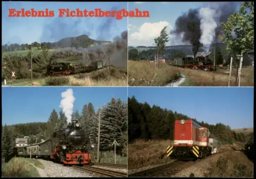 Ansichtskarte .Sachsen Fichtelbergbahn mit Sonder- und Regelzügen 2006