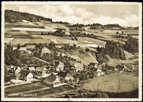 Ansichtskarte Rüegsbach Kanton Bern Stadtblick - Fotokarte 1952