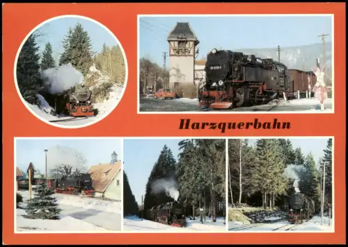Harzbahn: Tiefenbachmühle/Ilfeld/Bahnhof Sorge/Birkenmoor/Schierke 1989
