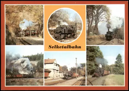 Quedlinburg Selketalbahn Ansichtskarte 1995