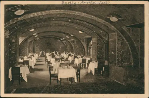 Tiergarten-Berlin Weinhaus Rheingold Muschel-Saal Potsdamer Platz 1928