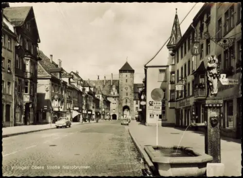 Ansichtskarte Villingen-Schwenningen Obere Straße - Fotokarte 1967