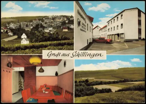 Ansichtskarte Schillingen Gasthaus - Pension und Metzgerei Maßem 1971