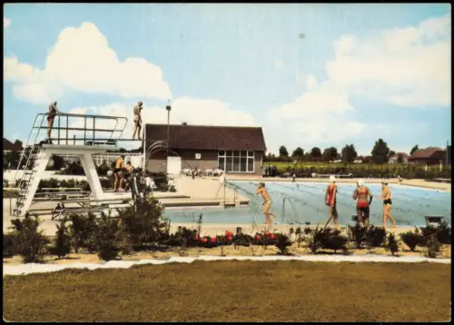 Ansichtskarte Drensteinfurt Schwimmbad 1971