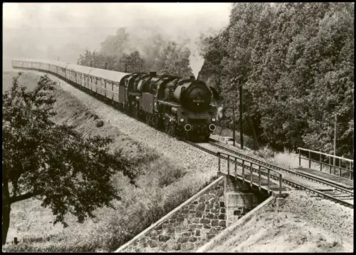 Stauchitz Dampflokomotiven im Einsatz Baureihe 58.30, bei Stauchitz, 1978 1982