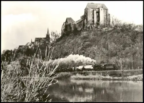 Damipflokomotive Baureihe 50.35-37 Nahgüterzug von Döbeln nach Großbothen 1982