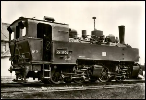 Ansichtskarte  Dampflokomotive 99 5906 Lokomotive der Harzbahn 1920