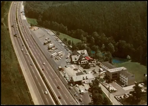 Heiligenroth Westerwald-Montabaur Raststätte Heiligenroth an der A65 1970