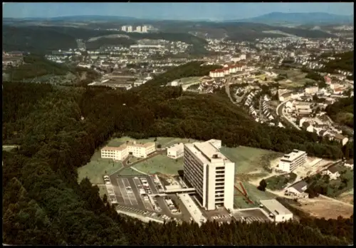 Ansichtskarte Siegen Jung Stilling-Krankenhaus Luftbild 1974