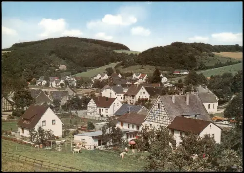 Ansichtskarte Bonzel Sauerland-Lennestadt Pesion zum Tiefenhagen 1976