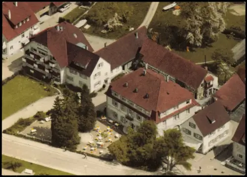 Ansichtskarte Unteruhldingen-Uhldingen-Mühlhofen Luftbild Hotel Seehof 1971