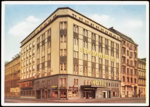 Ansichtskarte Hamburg Hotel Europäischer Hof 1958