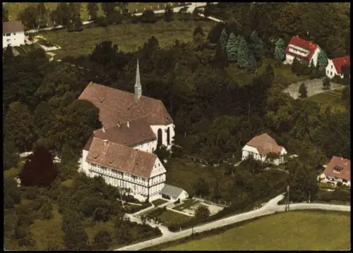 Ansichtskarte Falkenhagen-Lügde (Westfalen) Luftbild Fliegeraufnahme 1971