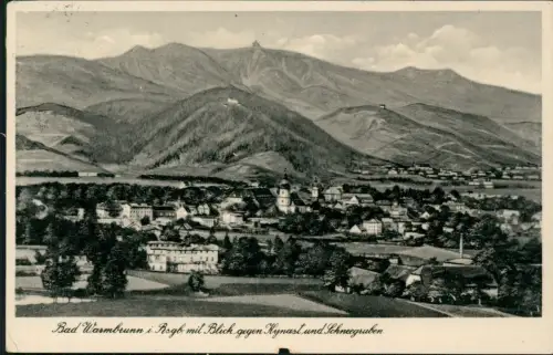 Bad Warmbrunn-Hirschberg Schlesien    Jelenia Góra Blick über die Stadt 1936