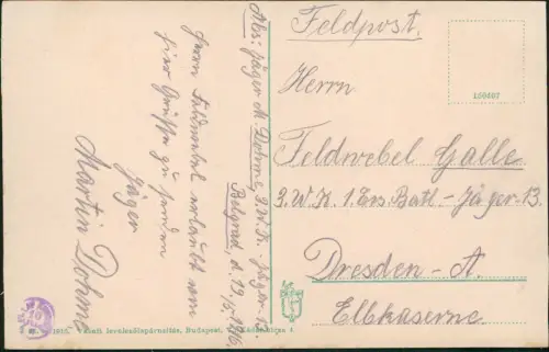 Belgrad Beograd (Београд) Kalimegdán várrészlet Festung 1916