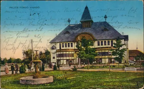 Postcard .Ungarn PALICS FÜRDO VIGADÓ. 1915