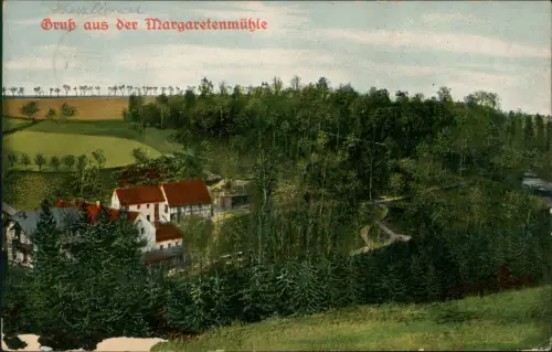 Ansichtskarte Döbeln Gruß aus der Margaretenmühle 1918