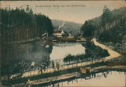 Ansichtskarte Dresdner Heide-Dresden Heidemühle 1922