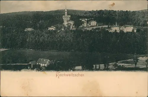 Ansichtskarte Hochweitzschen Landesheilanstalt 1913