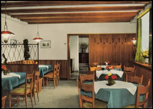 Ansichtskarte Lich Hotel Restaurant Alte Klostermühle ARENSBURG 1970