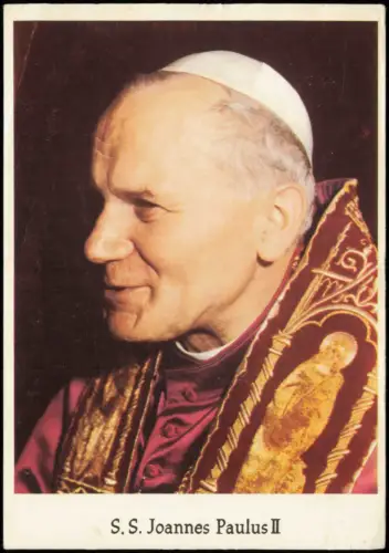 Ansichtskarte  Papst Vatikan Vaticano Pope Papa Giovanni Paolo II 1978