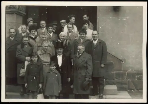 Foto  Hochzeit - Gruppenfoto Goldene Hochzeit 1963 Foto