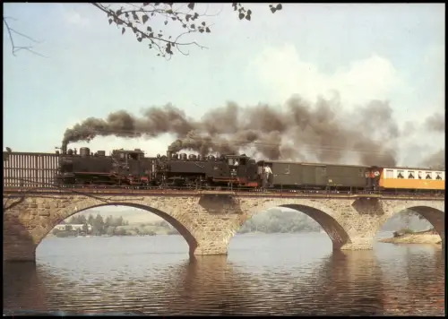 Dippoldiswalde Schmalspurbahn Freital-Hainsberg Kipsdorf Viadukt  Malter 1988