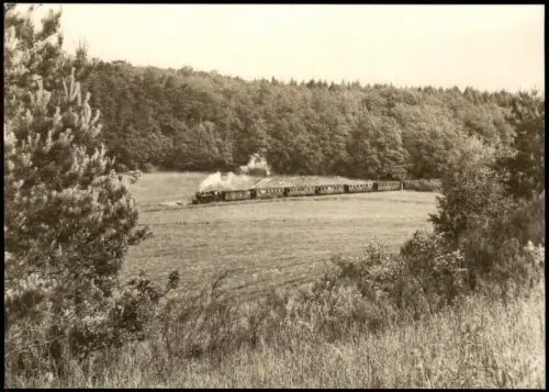 .Mecklenburg-Vorpommern Schmalspurbahn Putbus-Göhren bei Seelvitz, Rügen 1977