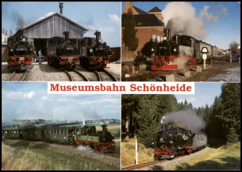 Ansichtskarte Schönheide (Erzgebirge) Museumsbahn 4 Bild 2000