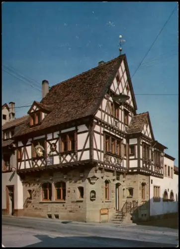 Kallstadt Pfalz Freinsheim Weinstraße Hotel Weincastell Zum Weißen Roß 1969