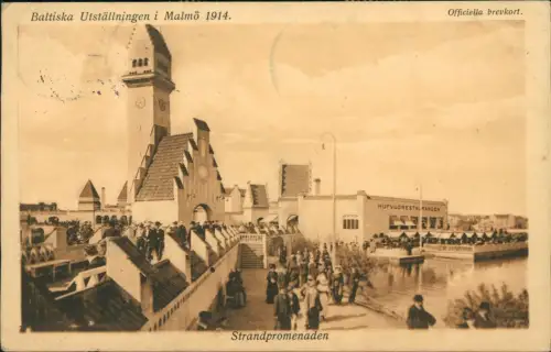 Postcard Malmö Baltiska Utställningen 1914