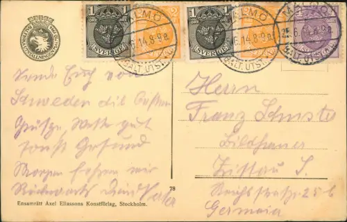 Postcard Malmö Baltiska Utställningen 1914