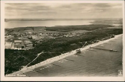 Ansichtskarte Koserow Usedom Fliegerfoto aus etwa 150m Höhe 1934
