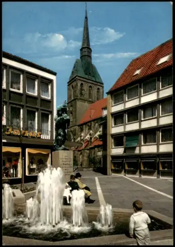 Ansichtskarte Hildesheim Huck-up-Denkmal Andreaskirche 1971