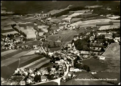 Friedenfels (Oberpfalz Lk Tirschenreuth) Luftbild Luftaufnahme Steinwald 1972