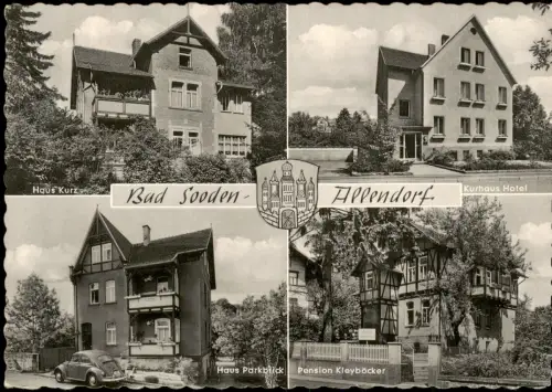 Bad Sooden-Allendorf 4 Bild Haus Kurz Hotel Haus Parkblick VW Käfer 1968